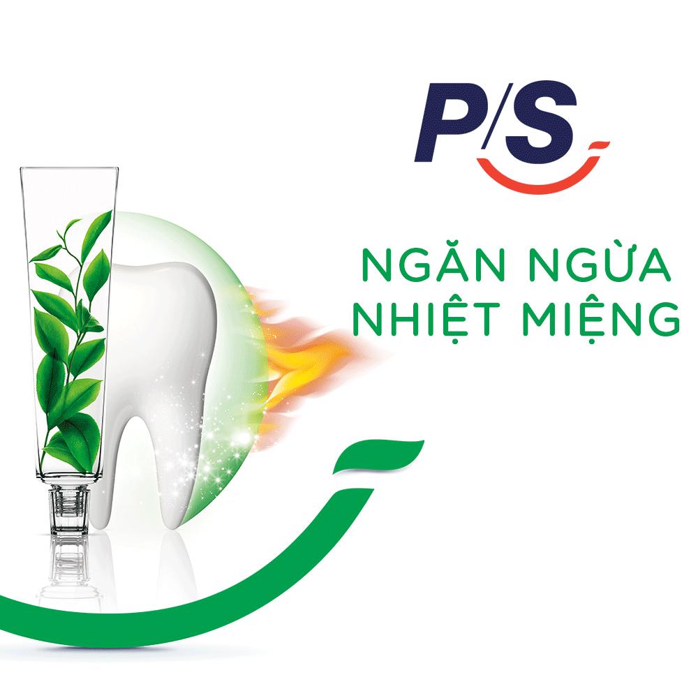 [HCM]Kem Đánh Răng P/S Bảo Vệ 123 Trà xanh 240g