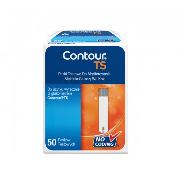 50 pcs or 25 pcs contour ts test strips