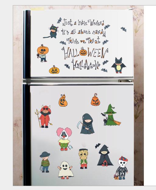 Decal trang trí tường - Happy Halloween Mini vui nhộn