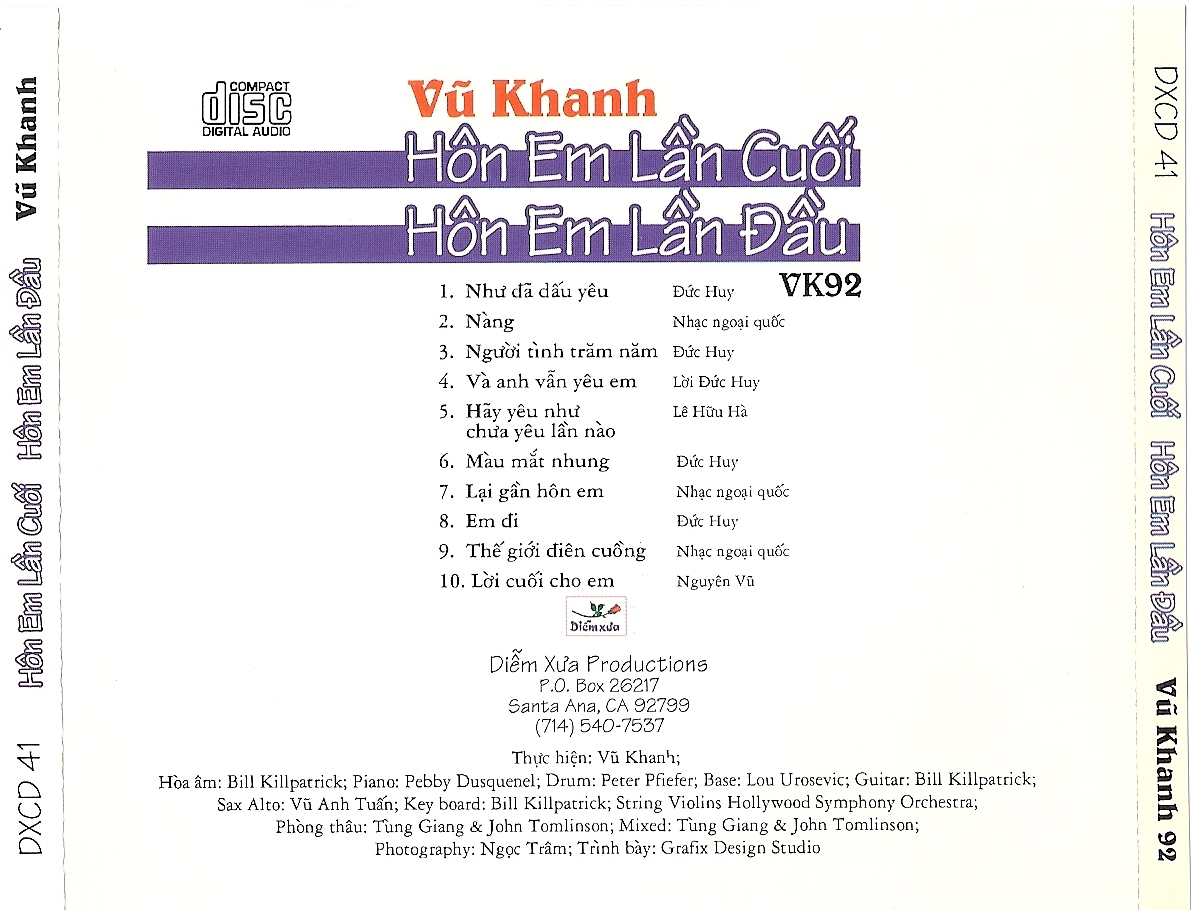 Bộ 6 đĩa CD nhạc Vũ Khanh 1