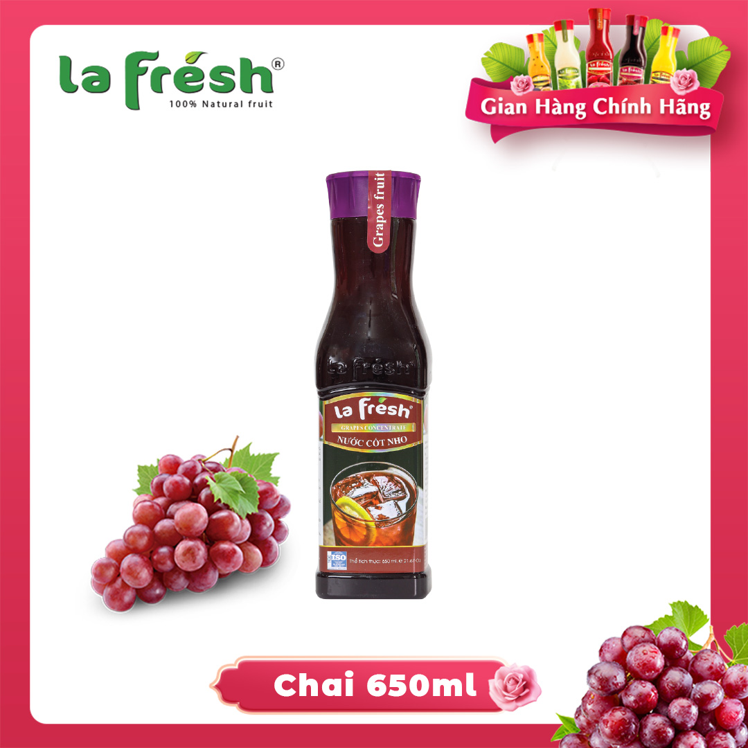 Nước Cốt Nho Lafresh Đà Lạt Chai 650ml