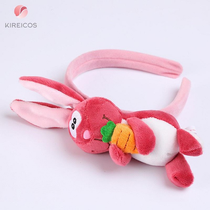 [HCM]Cài Tóc Trang Điểm Thỏ Ôm Cà Rốt 4D Siêu Cưng - kireicos