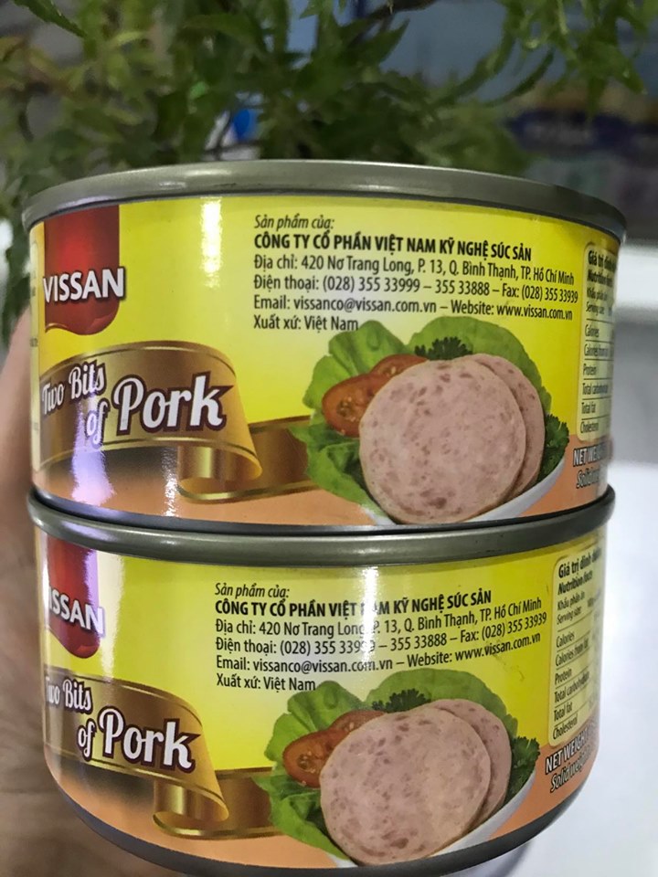 Heo 2 lát Vissan hộp 150g