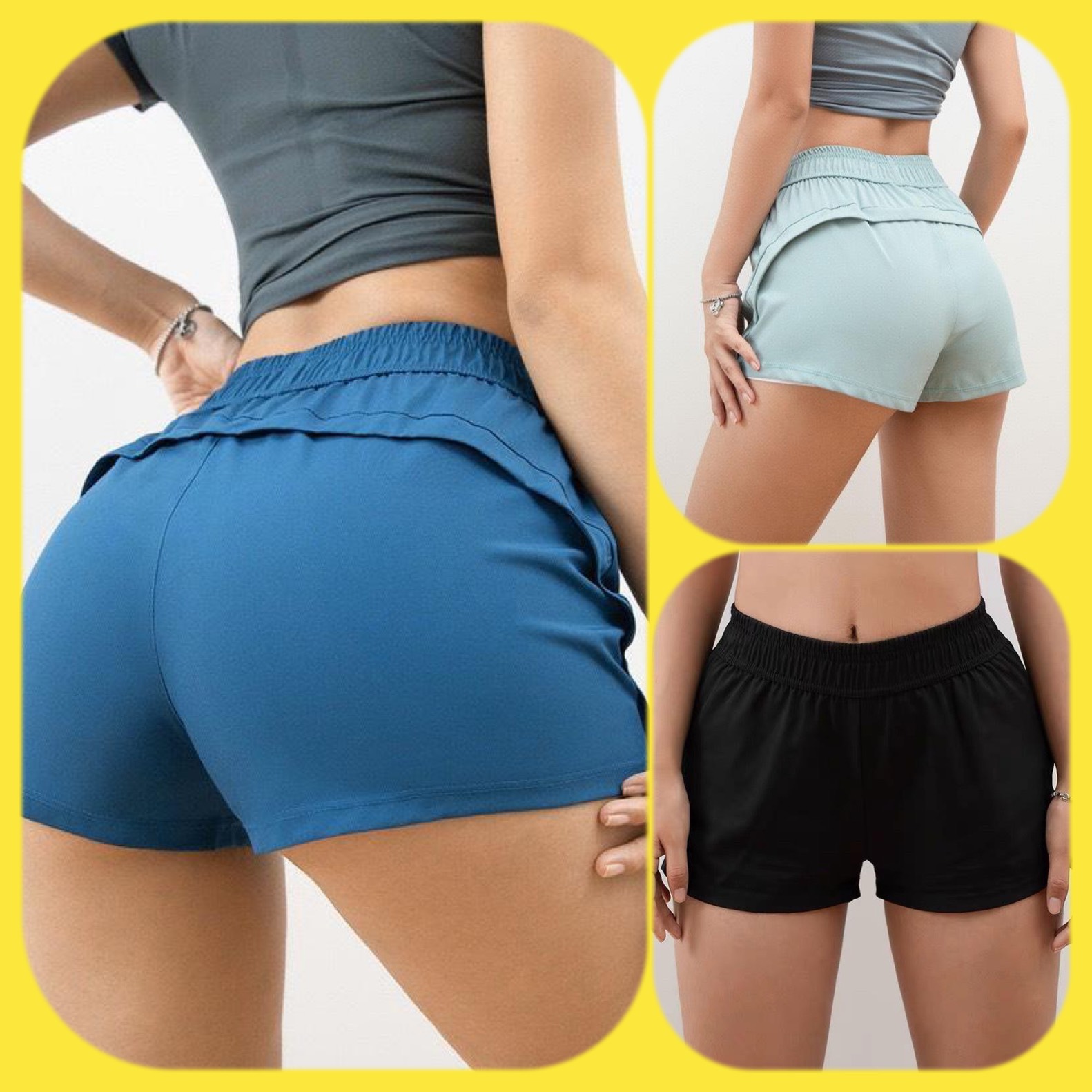 QUẦN ĐÙI DÙ NỮ 2 LỚP THỂ THAO ĐA NĂNG