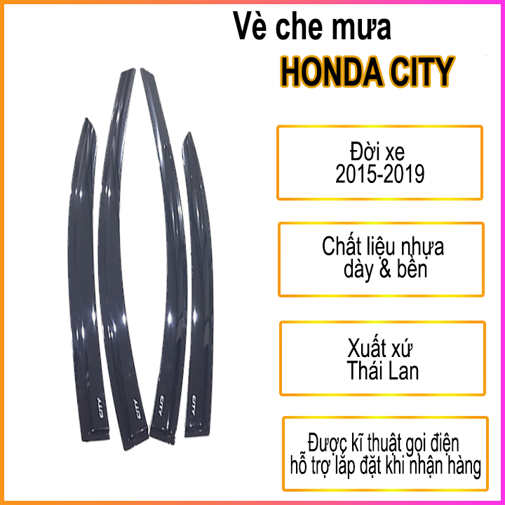 VÈ CHE MƯA CITY 2015-2020 THÁI LAN