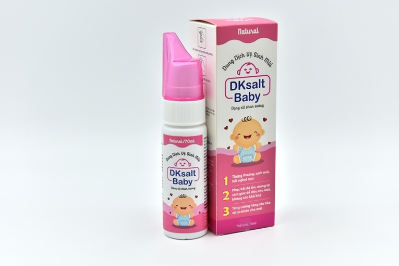 DUNG DỊCH VỆ SINH MŨI DKSALT BABY chai 70ml