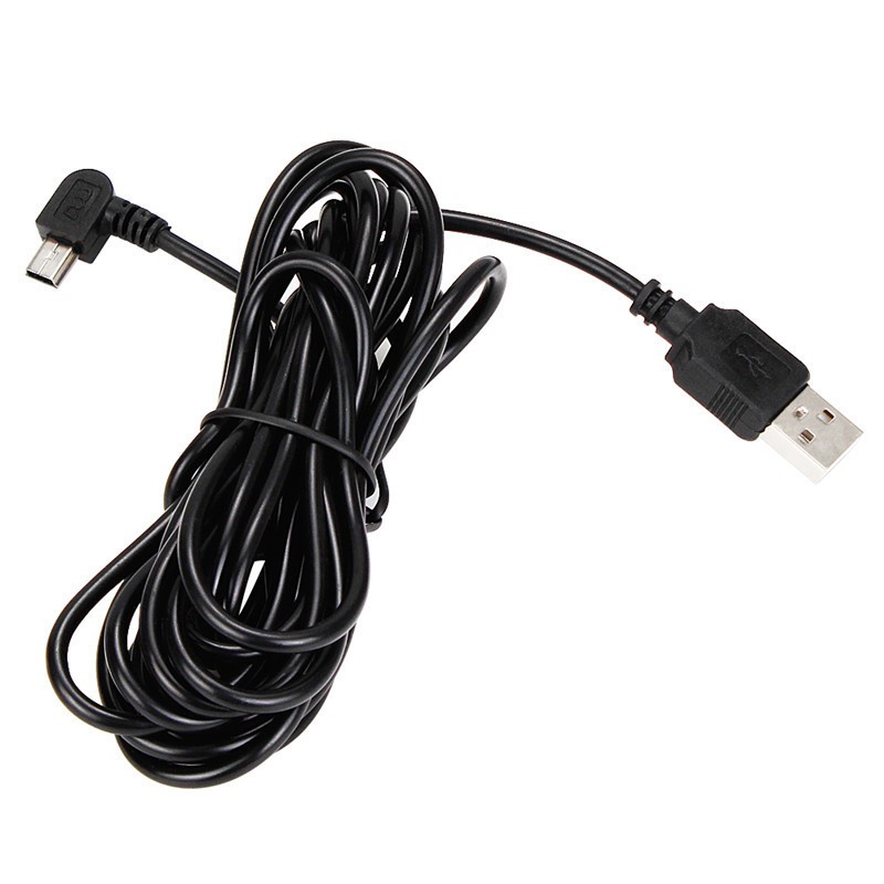 Cáp Sạc, Dây Nguồn Camera Hành Trình Dài 3.5m Mini USB