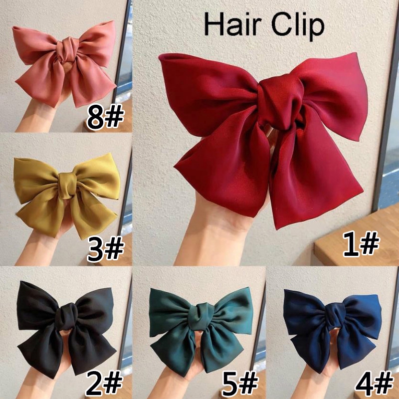 Dây Buộc Tóc / Kẹp Tóc Hình Nơ Thời Trang Dễ Thương Cho Nữ