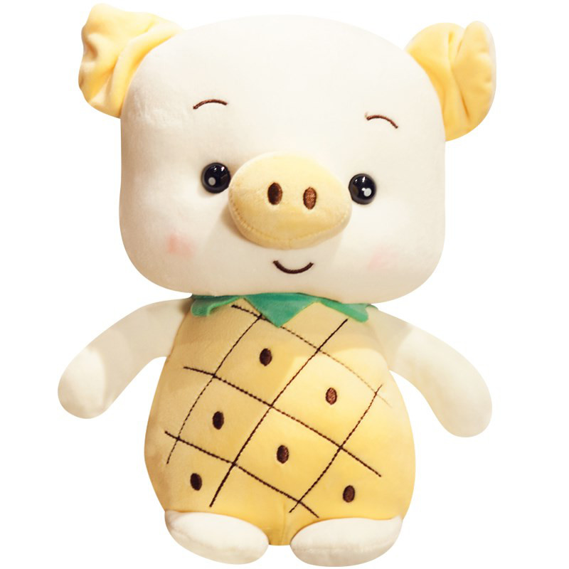 Gấu Bông Heo Trái Cây (23cm---70cm) Vải Miniso Siêu Mịn, Hàng Loại 1 Cao Cấp (Thơm/Dâu Tây/Dưa Hấu)