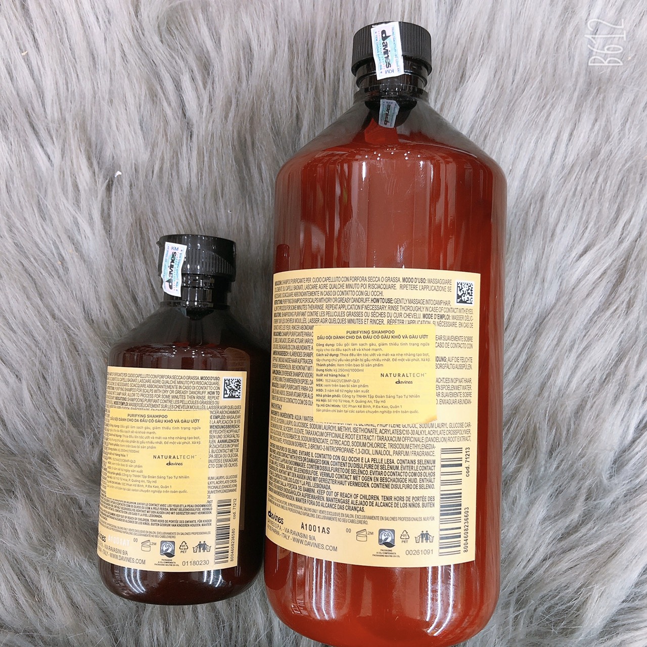 Dầu gội ngăn gàu cho tóc và da đầu DAVINES PURIFYING Shampoo