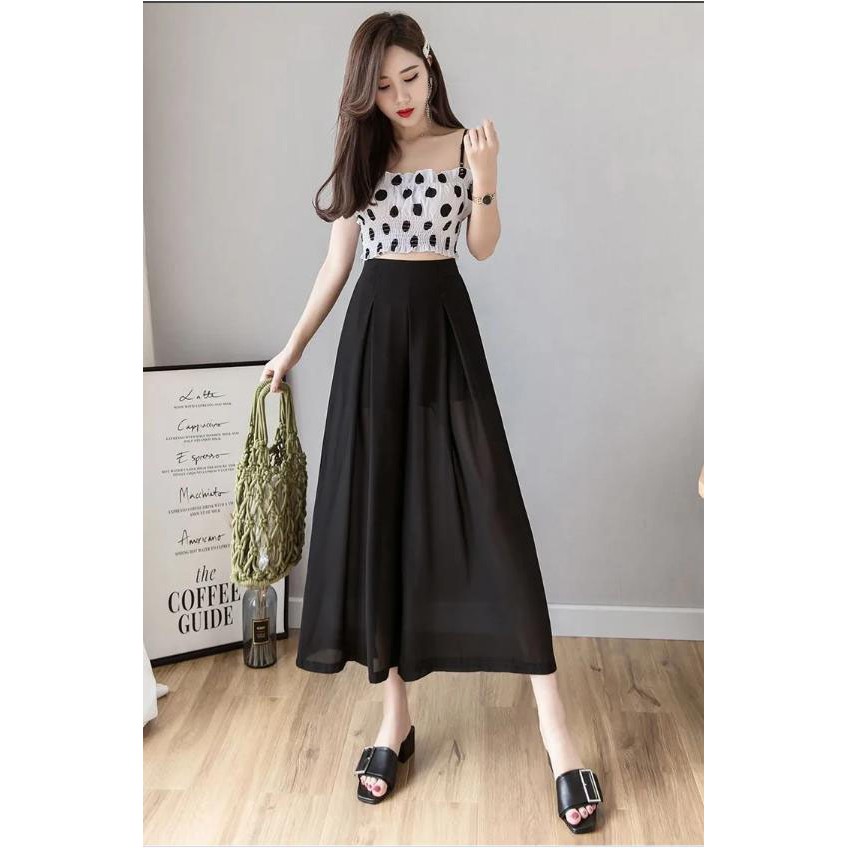 [HCM]QUẦN GIẢ VÁY XẾP LY