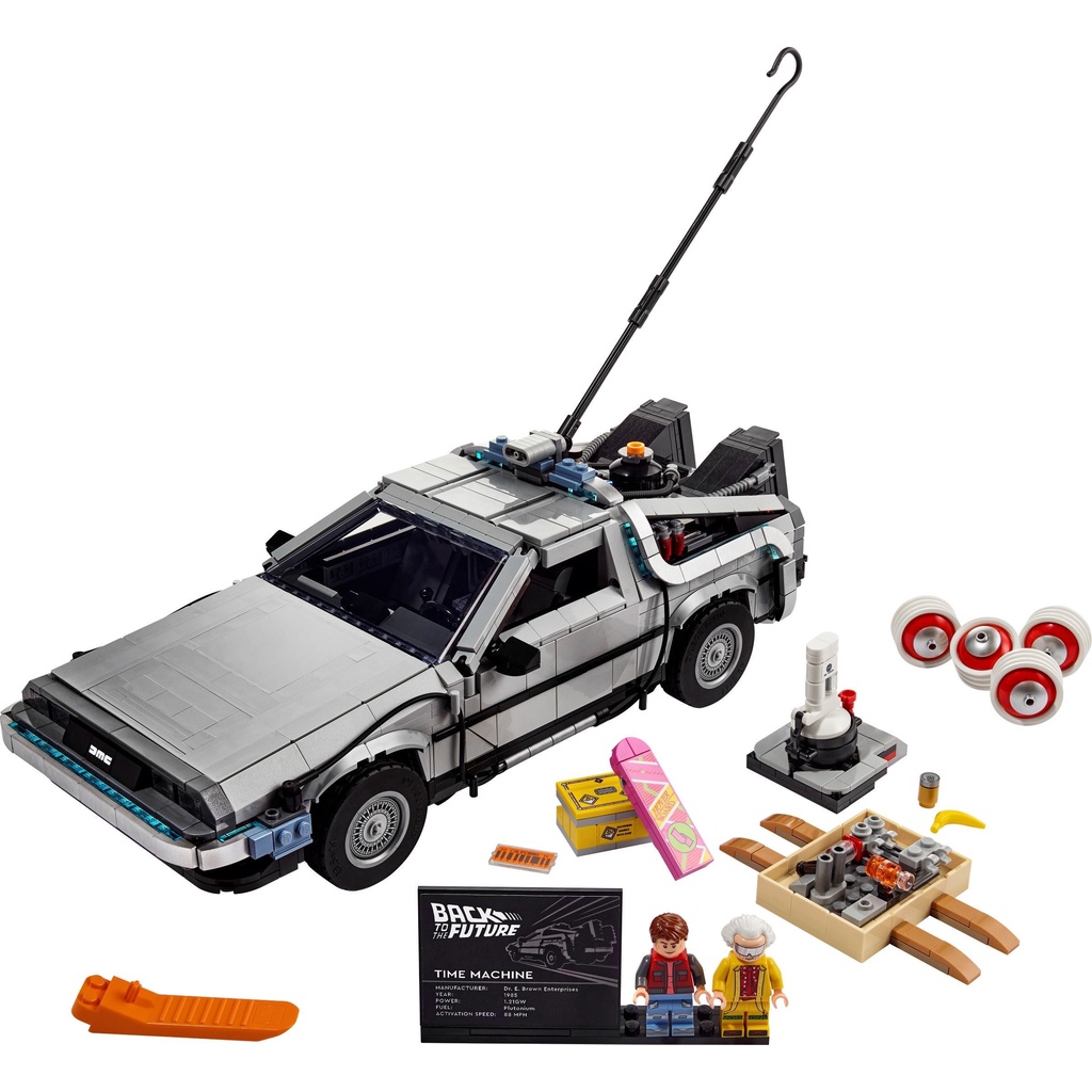 [Có sẵn] 10300 LEGO Creator Expert Back to the Future Time Machine - Trở lại Cổ máy thời gian