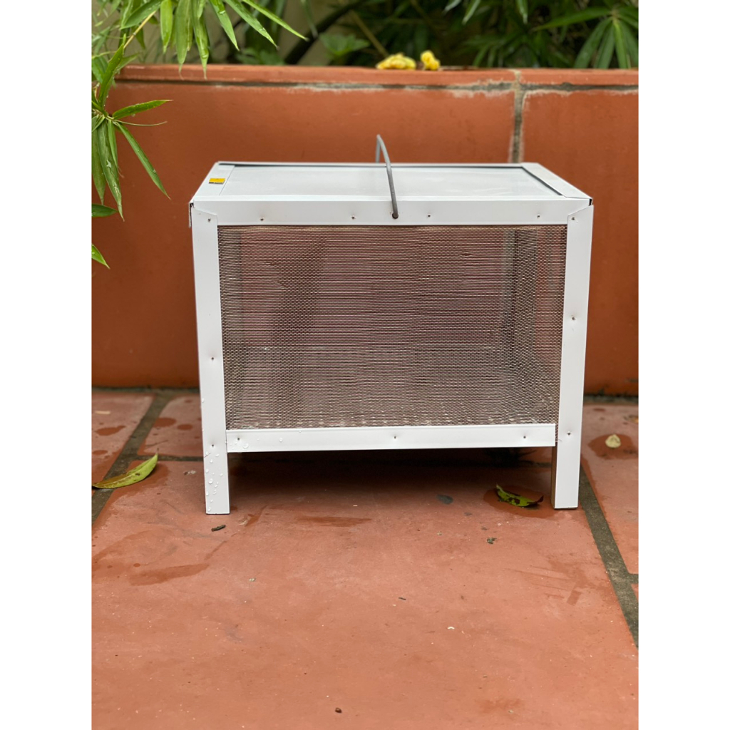 Hộp nuôi cào cào, rế đủ size, phụ kiện lồng chim giá rẻ
