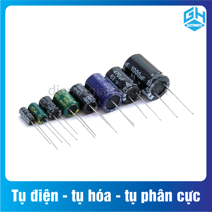 Tụ điện tụ hóa 100V  nhiều loại