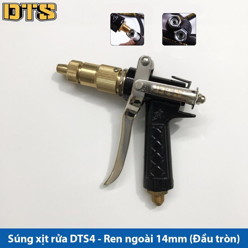[HCM]Súng xịt - súng rửa xe kim loại áp lực cao DTS4 Ren ngoài 14mmsúng xịtsúng rửa xe