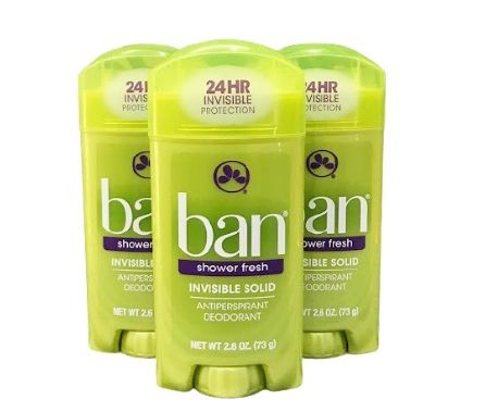 Lăn khử mùi BAN SHOWER FRESH Invisible Solid Antiperspirant Deodorant 73g