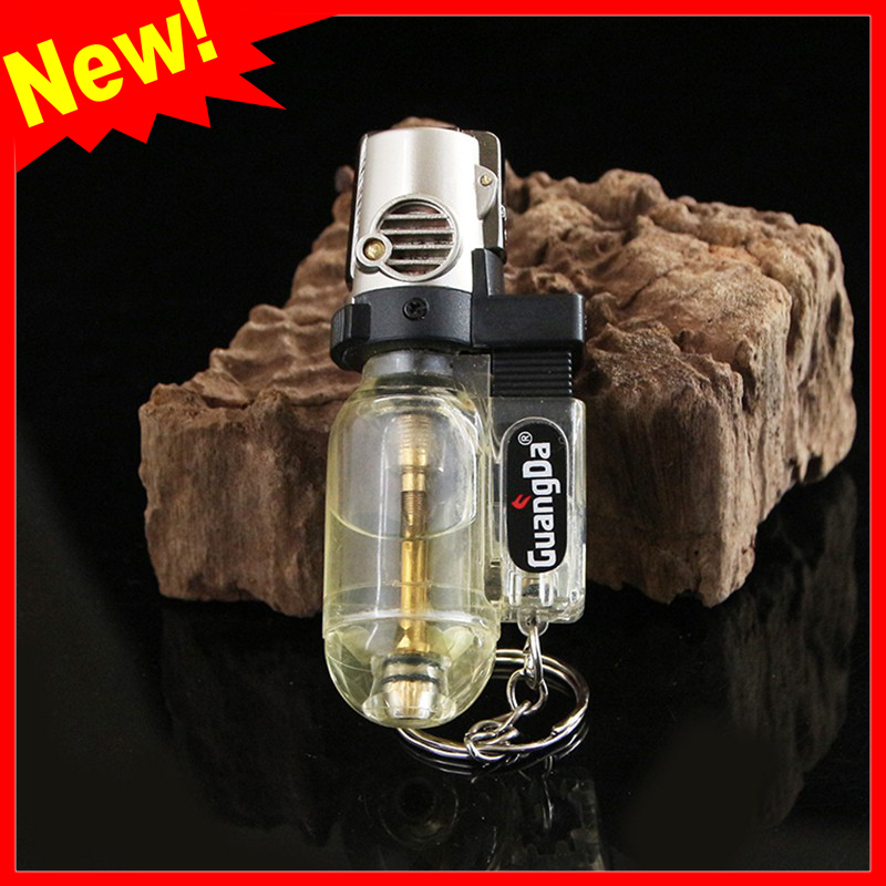 Hộp Quẹt Bật Lửa khò ga 1 tia guang da, kiểu dáng nhỏ gon, kiêm móc khóa xe tiện lợi, bơm ga điều chỉnh lửa dễ dàng, hộp quẹt khò, quẹt khò