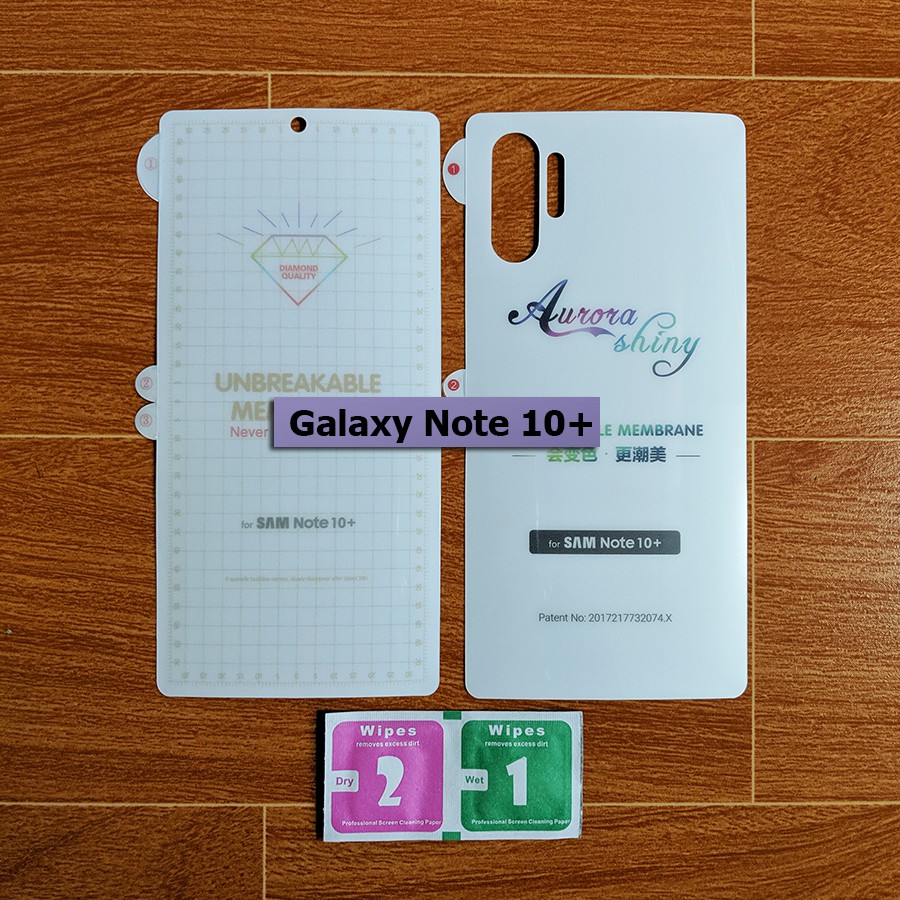Miếng dán PPF mặt trước cho Samsung Galaxy Note 10 Plus