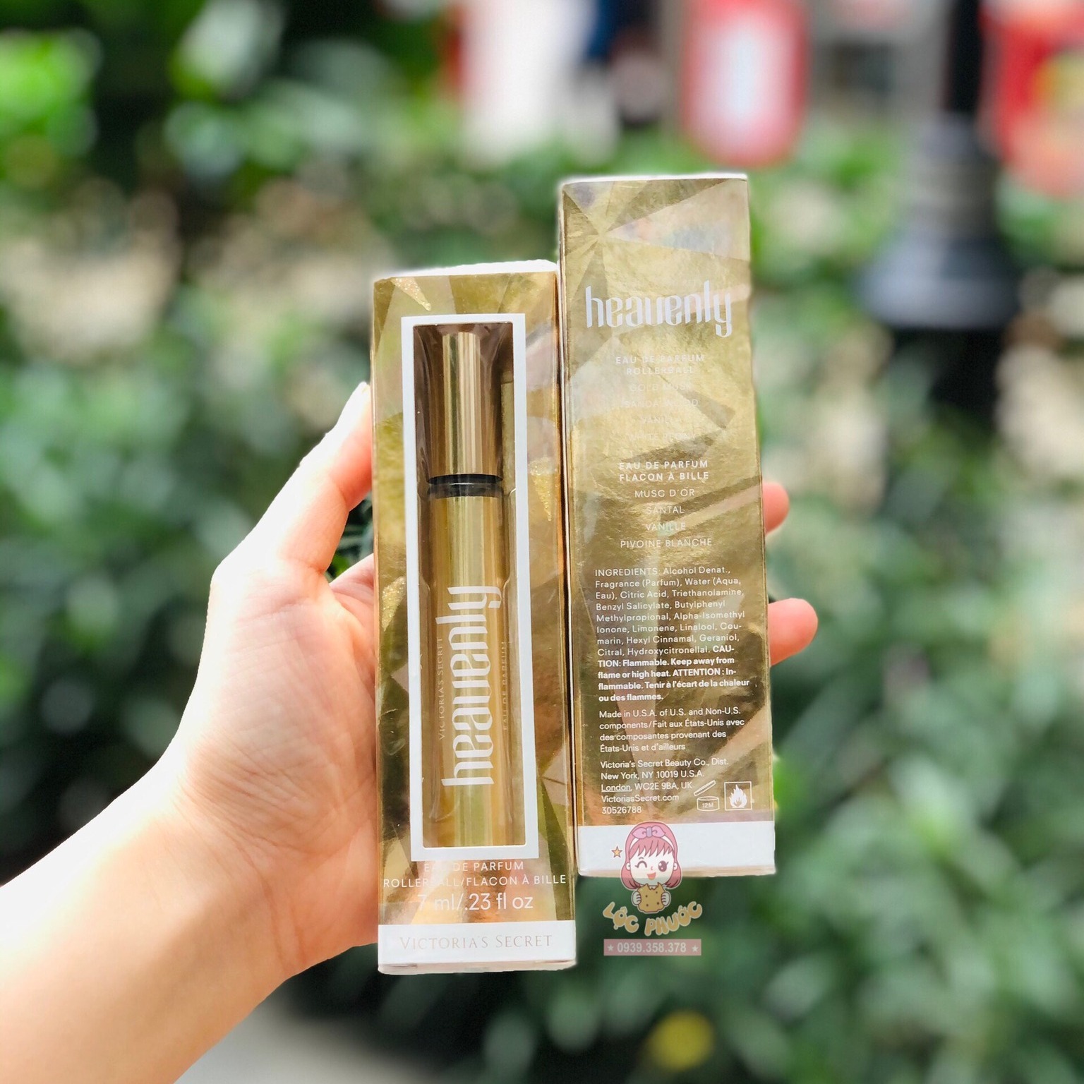 Nước hoa nữ Victori secrect mini chai lăn 7ml hãng - bao đổi trả