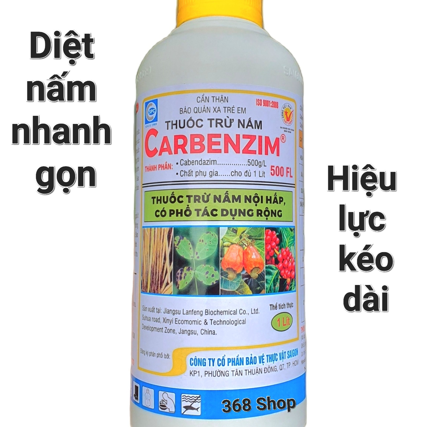 💎 Thuốc trừ nấm CARBENZIM 500FL (Chai 1 lít) Cabendazim 💖