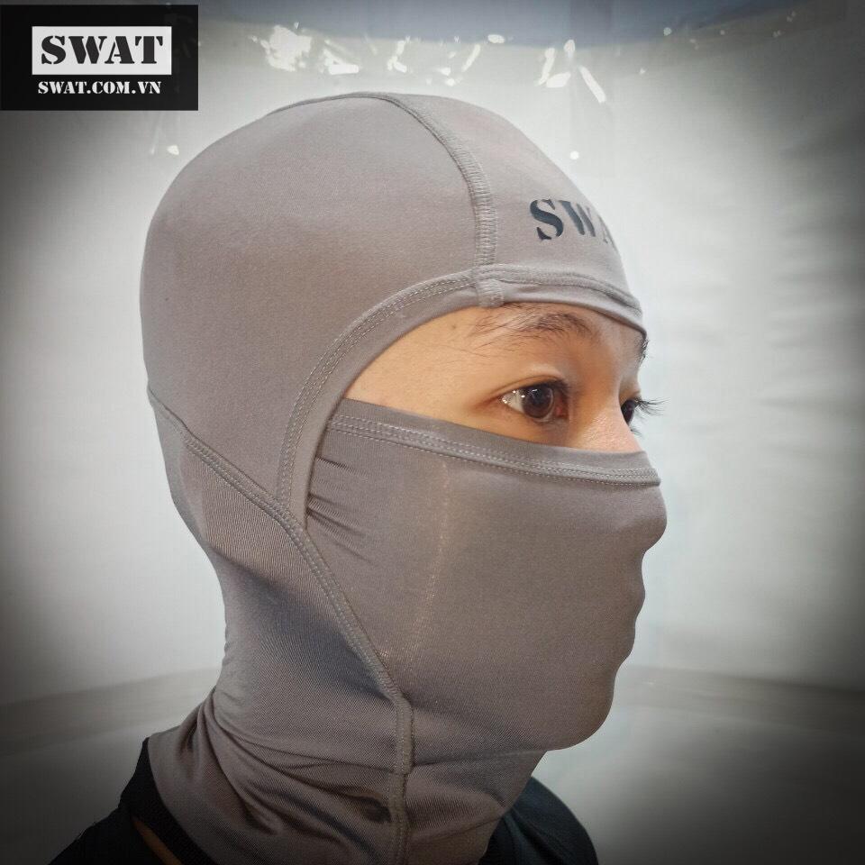 Khăn Trùm Đầu Ninja SWAT 3in1 xám