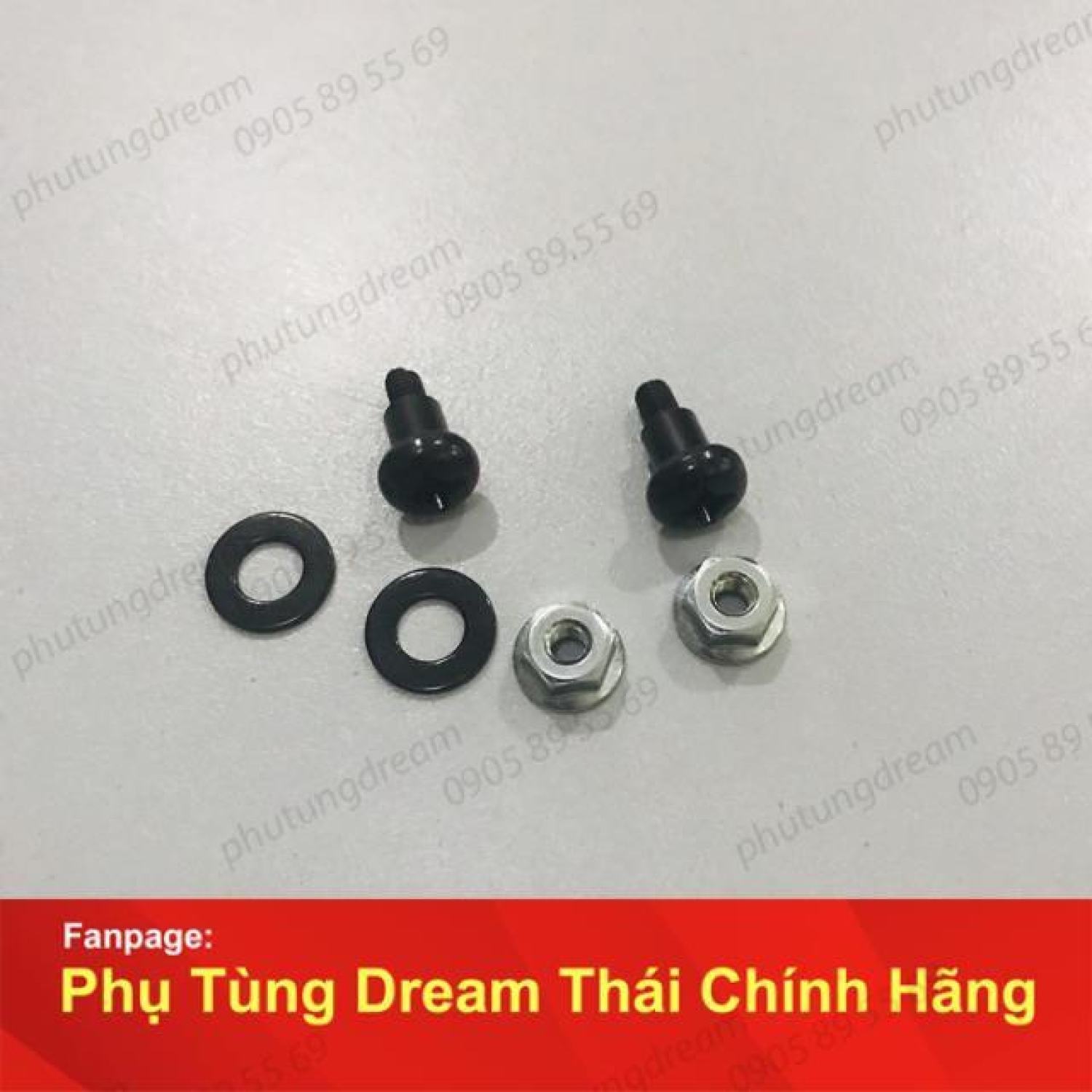 Combo bộ ốc bắt chắn bùn xe Dream - Honda