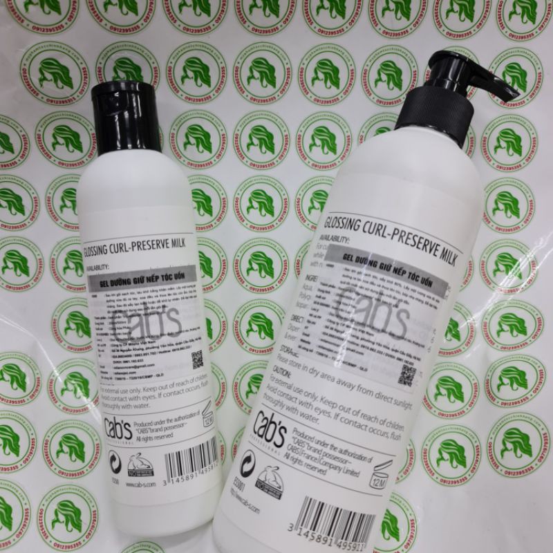 GEL DƯỠNG GIỮ NẾP TÓC UỐN CAB'S 500ml - PHÁP