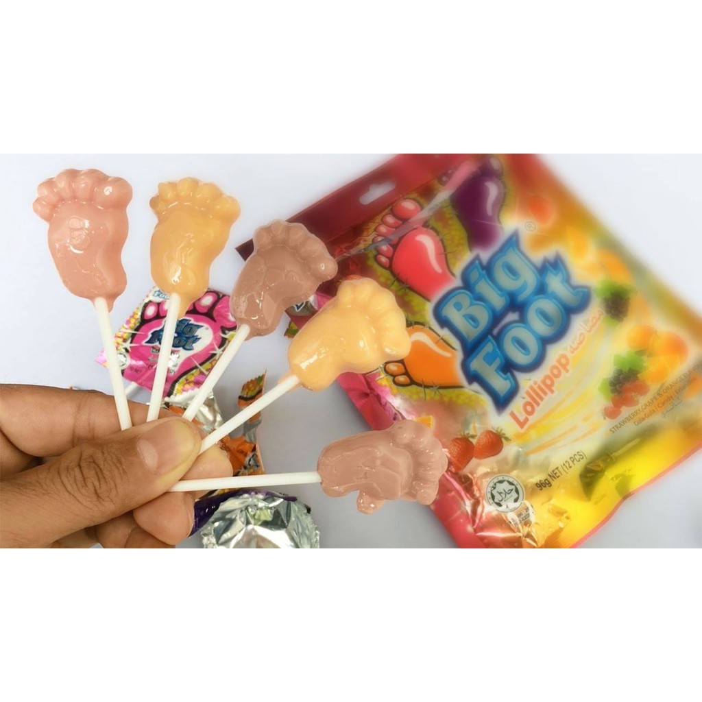 Kẹo Mút Bàn Chân Big Foot 360g (30 que)