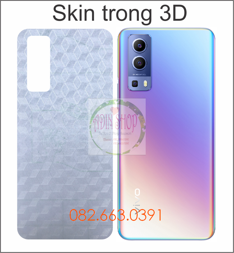 [HCM]Miếng dán mặt lưng skin carbon Vivo Y72 5G