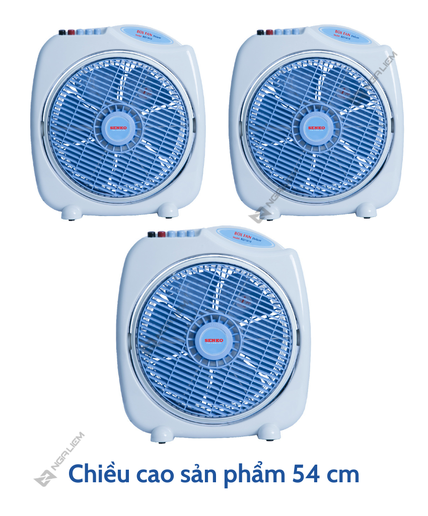 Quạt Bàn Đảo 4 Tấc BD1410 Senko (Quạt Hộp) (Chuyển Hướng Điện)