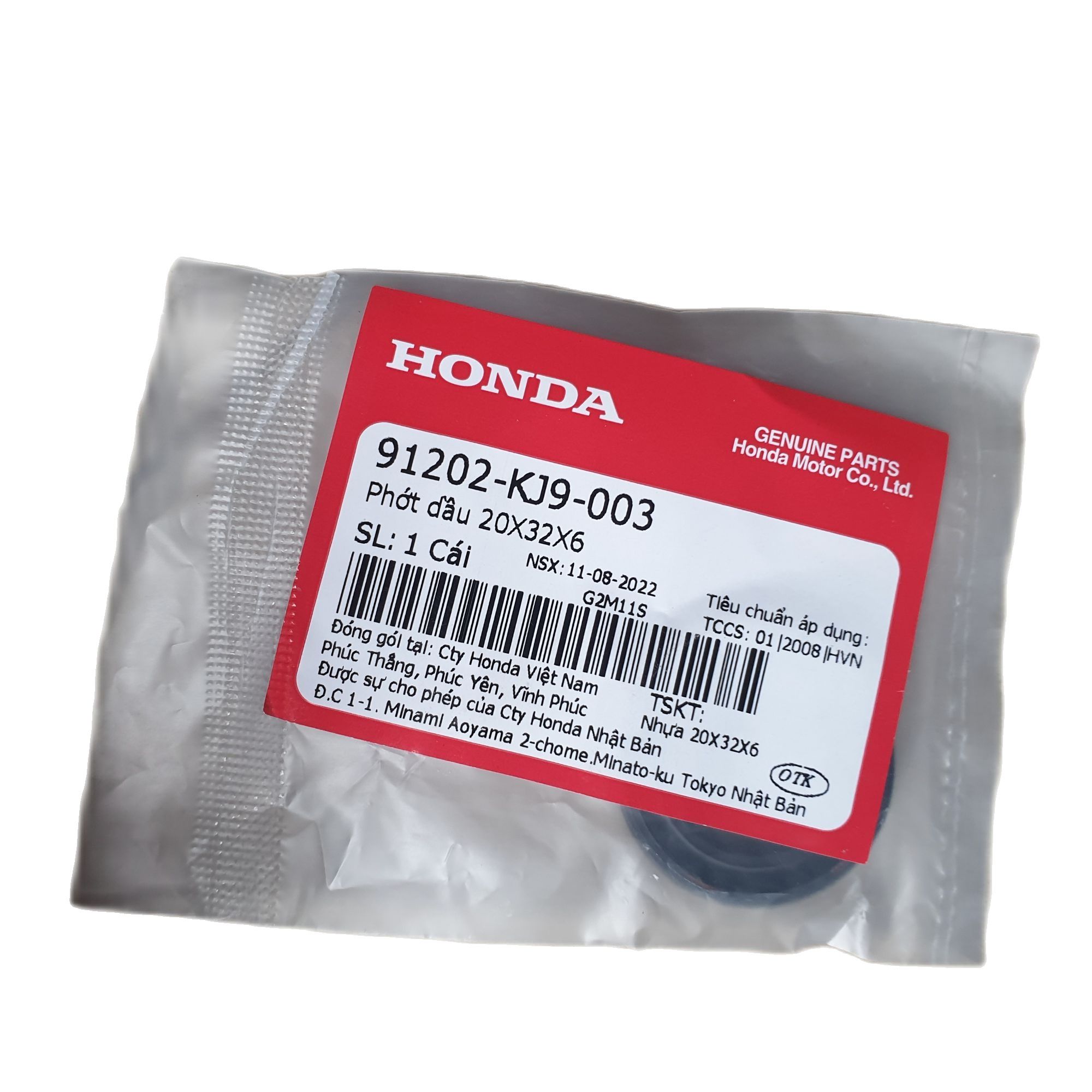 Phớt dầu air blade 110/ vision 110 ab 110 click 110, lead 110 chính hãng honda