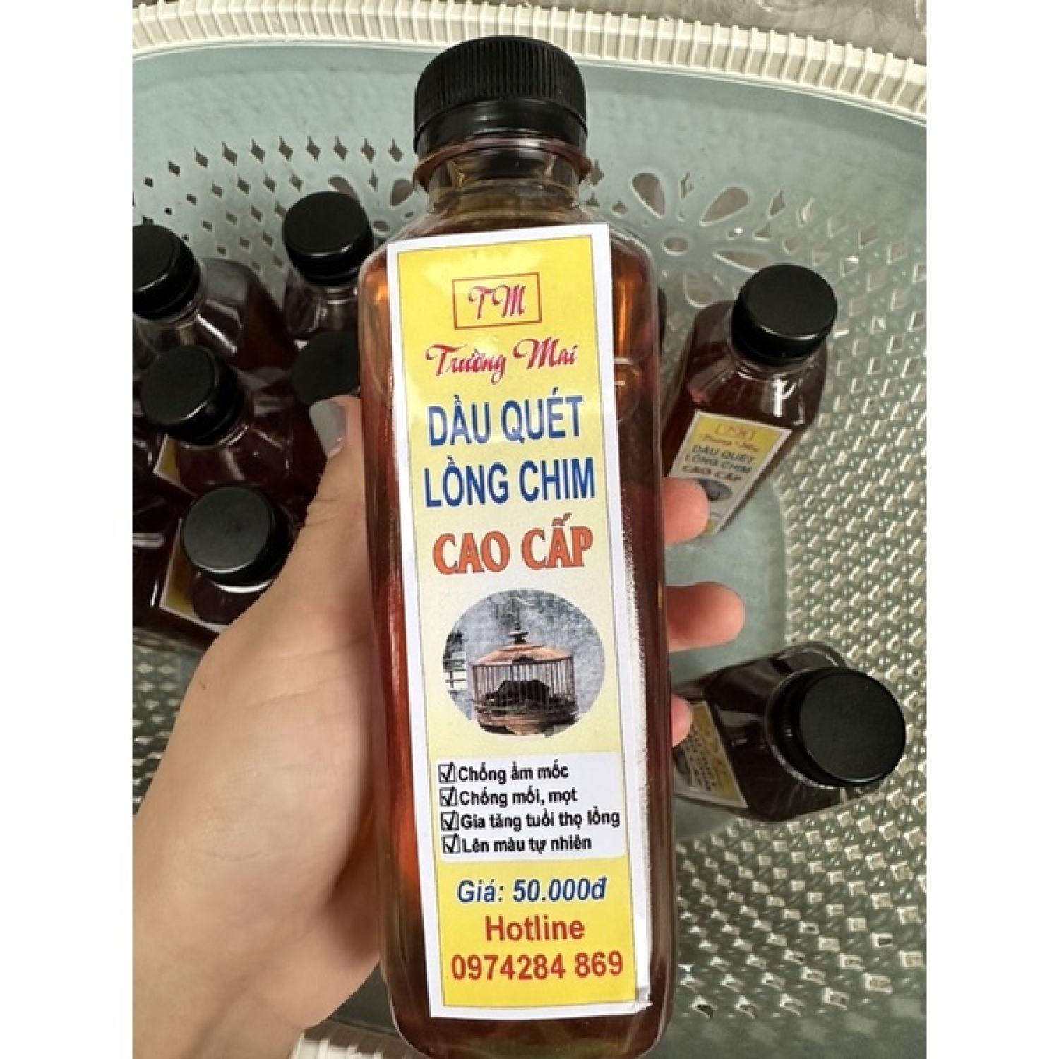 Dầu bóng cơ sở lồng chim trường mai