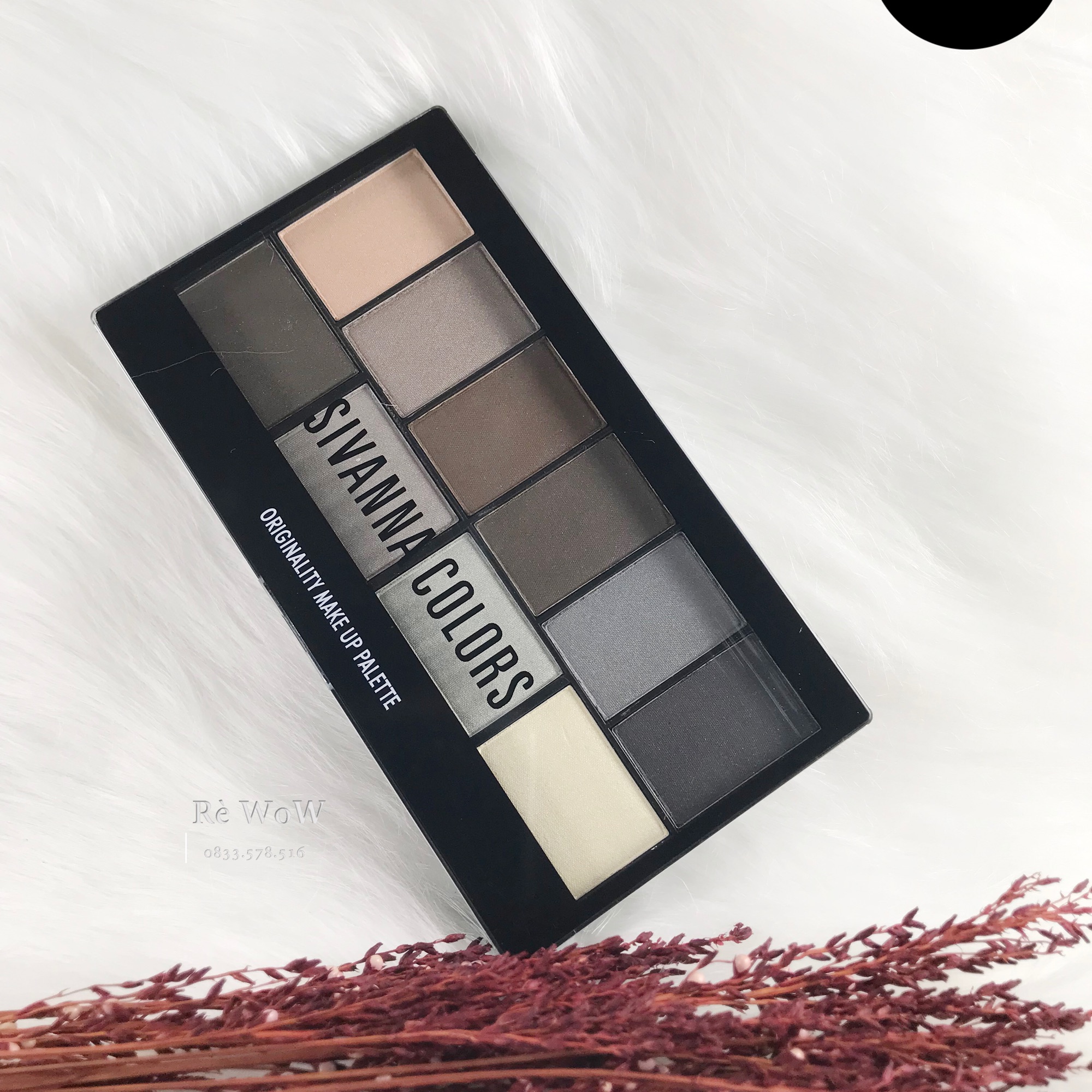 [XẢ KHO GIÁ GỐC] PHẤN MẮT SIVANNA COLORS 10 Ô