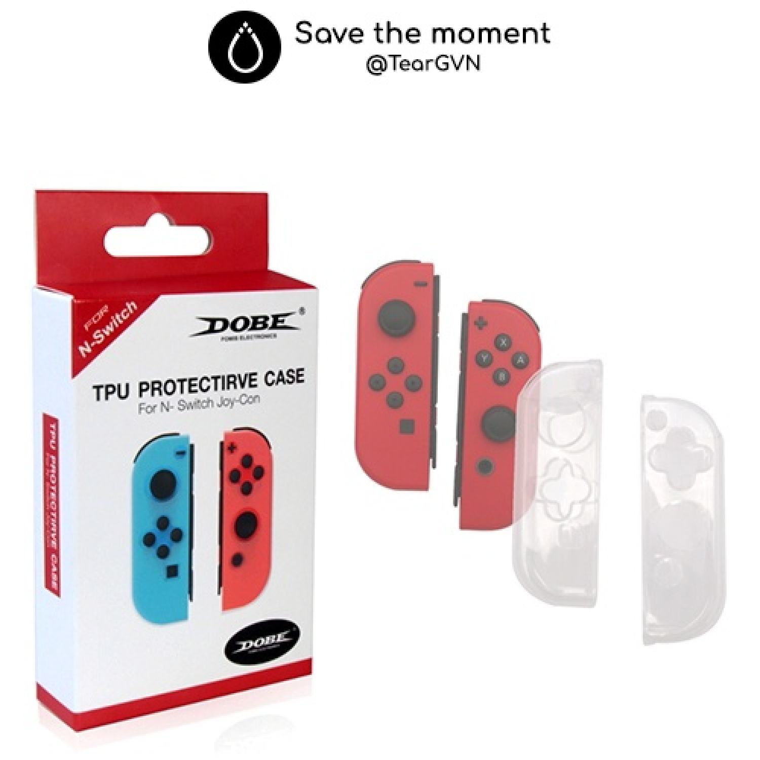 Ốp dẻo TPU DOBE chống trơn trượt cho Joy-con Nintendo Switch