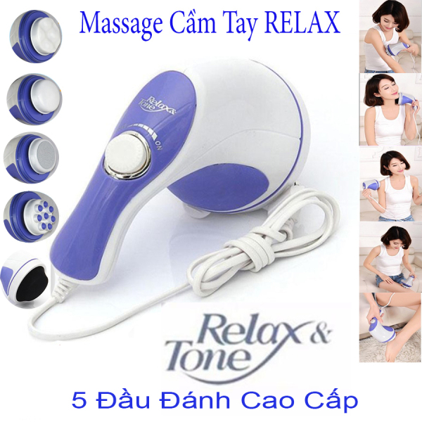 Máy Đấm Lưng Hàn Quốc Massage Cầm Tay 5 Đầu Đánh (Relax)Cao Cấp Giá Rẻ  Chất Lượng Vượt Trội Giảm Nhức Mỏi,Xả Trest Hiệu Quả.Giá Hấp Dẫn(-50%) Bh 1 Đổi 32 Mã 049TSM3958 cao cấp