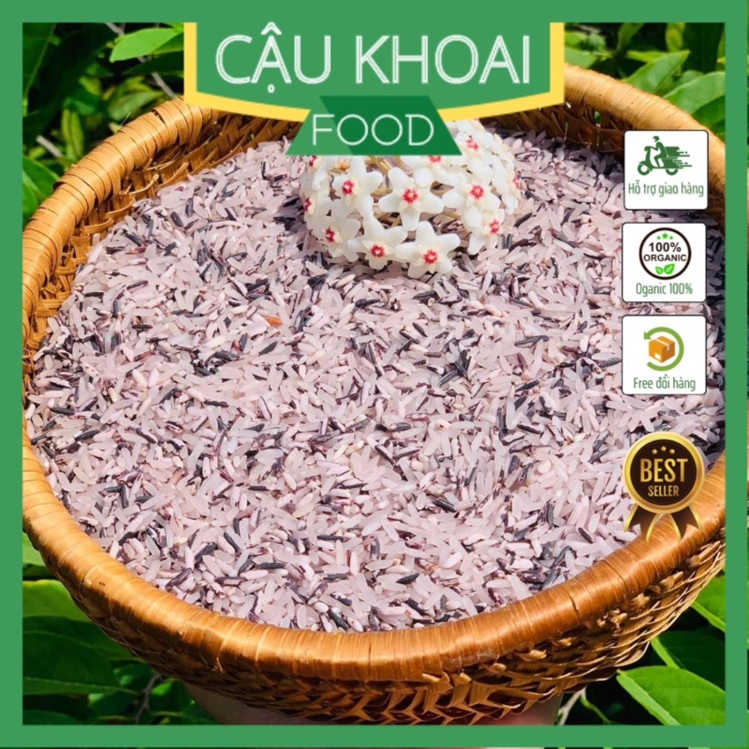 Gạo tẻ nương tím Điện Biên 1kg ( hàng lᴏại 1)