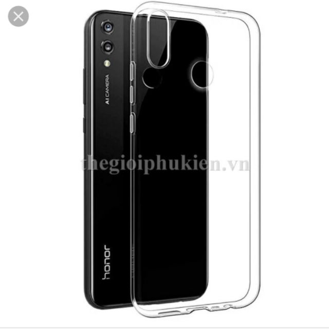 Ốp lưng dẻo silicon huawei honor 8X siêu mỏng trong suốt