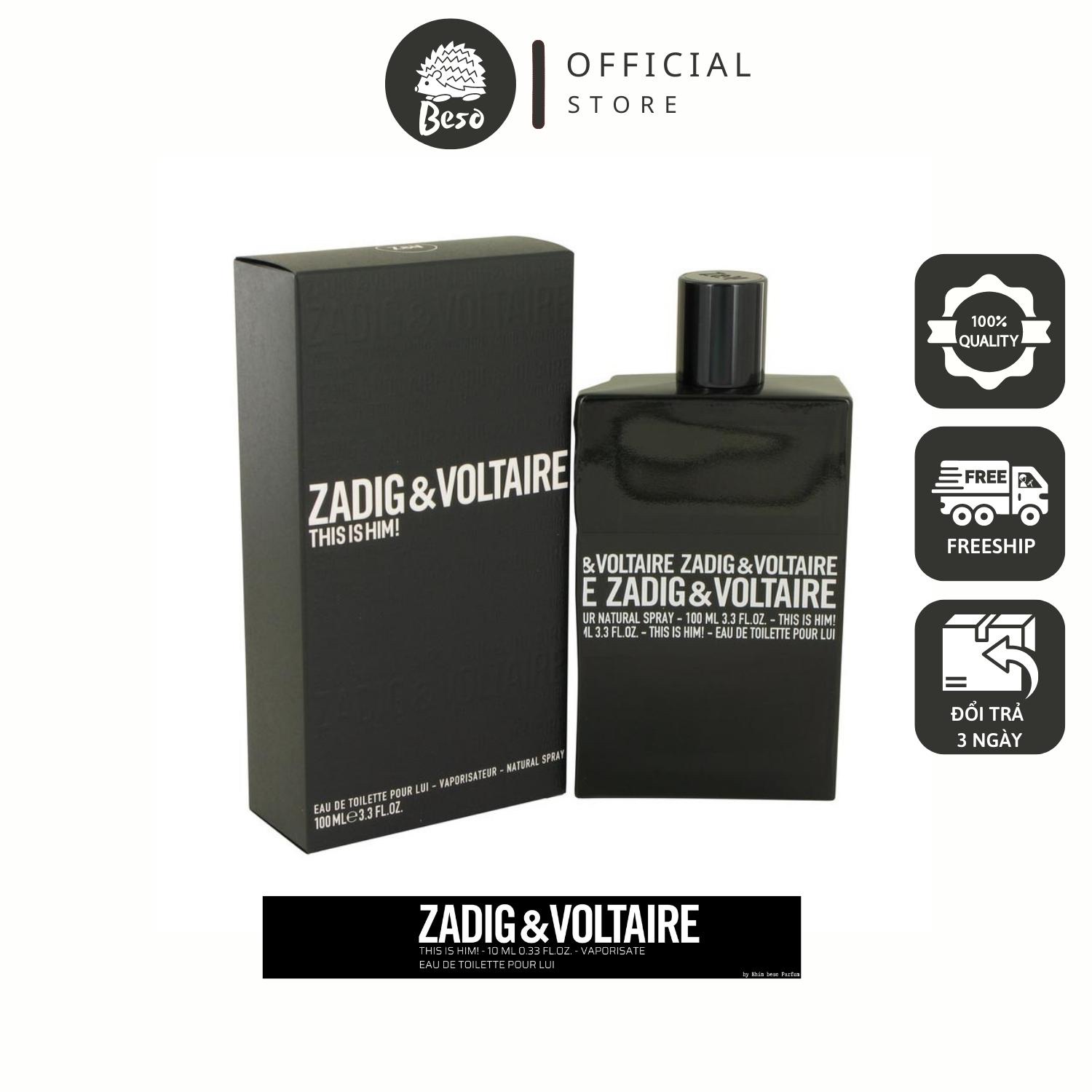 Nước hoa mẫu thử Zadig&Voltare This is him 10ml Lazada.vn