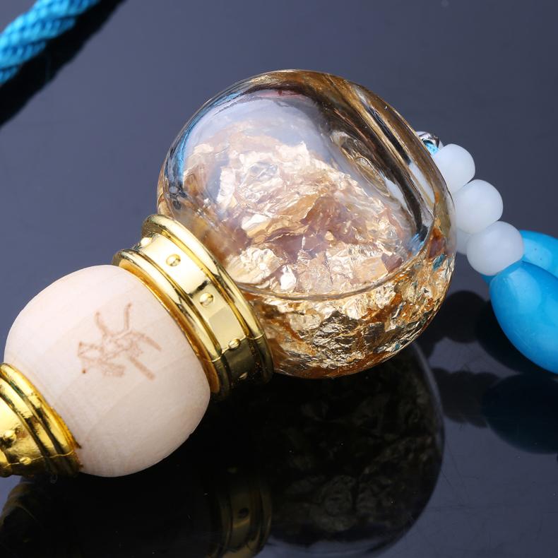 Hồ lô treo trang trí ô tô ( Xanh )