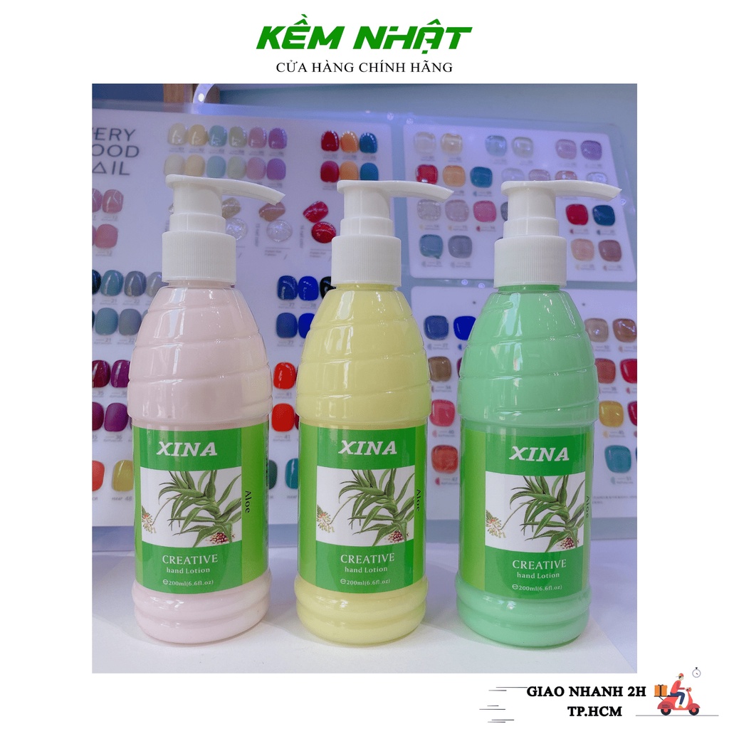Kem mềm da nail, mềm chà gót xina 200ml - mùi ngẫu nhiên