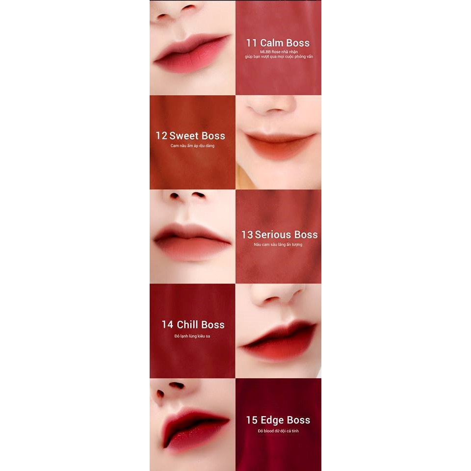 Son kem lì Bbia Last Velvet Lip Tint