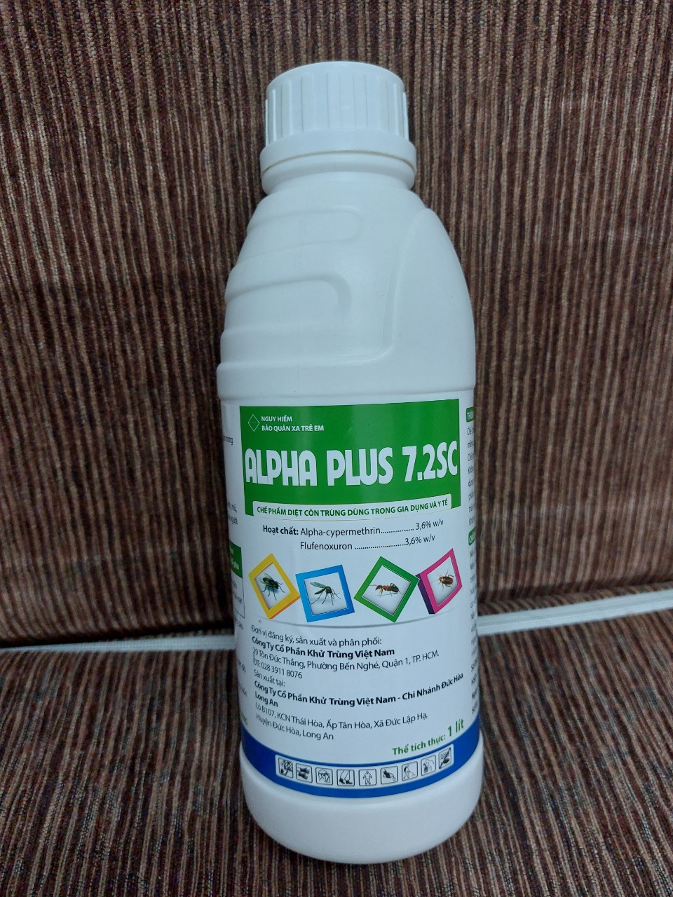 Thuốc diệt muỗi thế hệ mới alpha plus 7.2sc chai 1lit