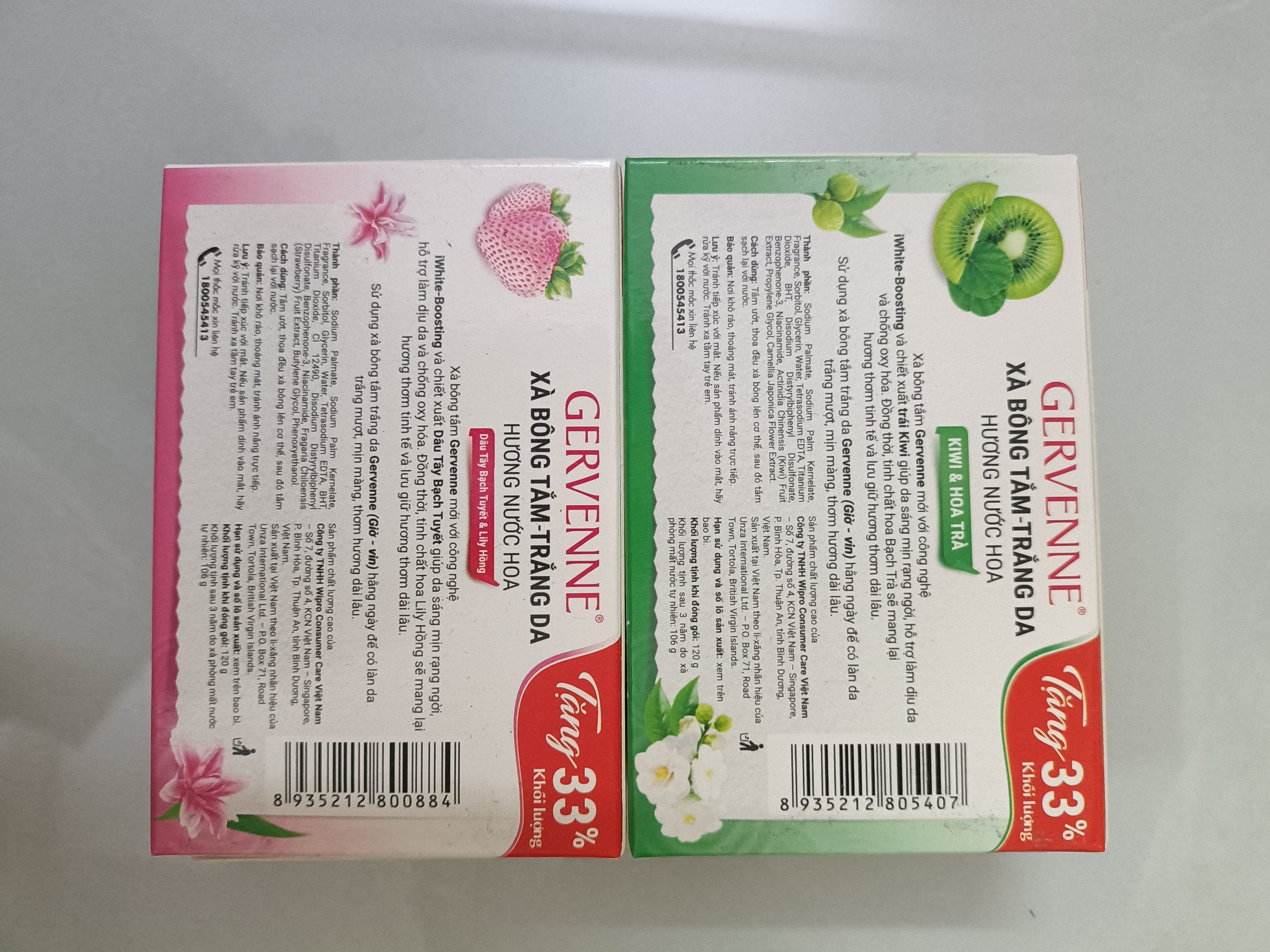 Gervenne - Xà bông cục gervenne 120g (Chọn Mùi)