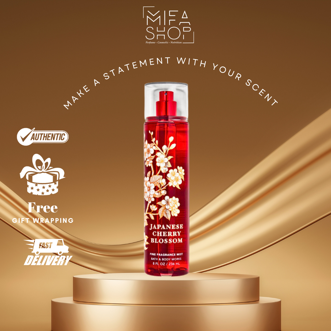 Xịt thơm bath and body works japanese cherry blossom hoa đào