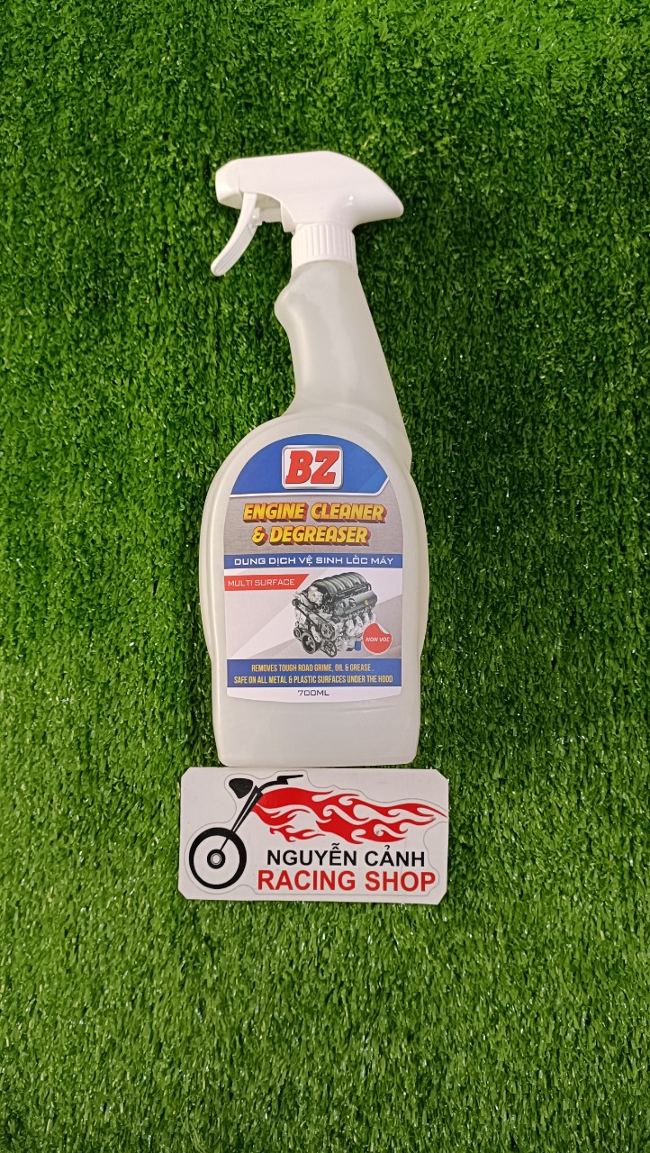 Chai bz vệ sinh lốc máy động cơ 700ml trắng -dung dịch vệ sinh lốc máy bz trắng
