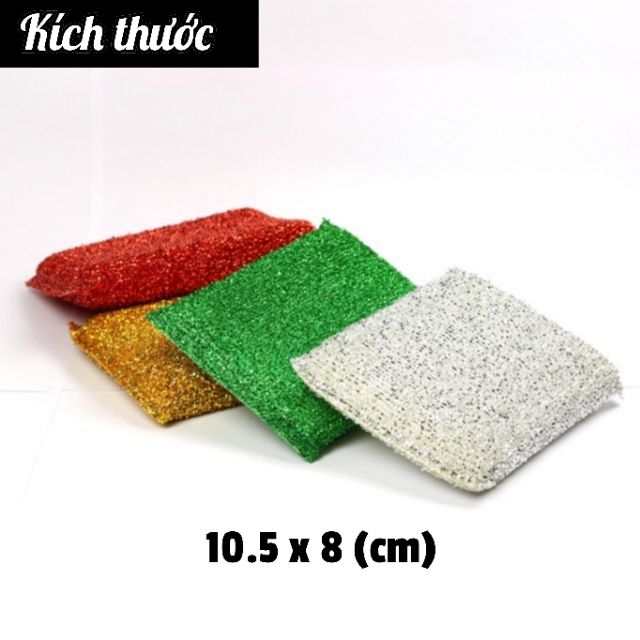 Miếng cước rửa chén kim tuyến