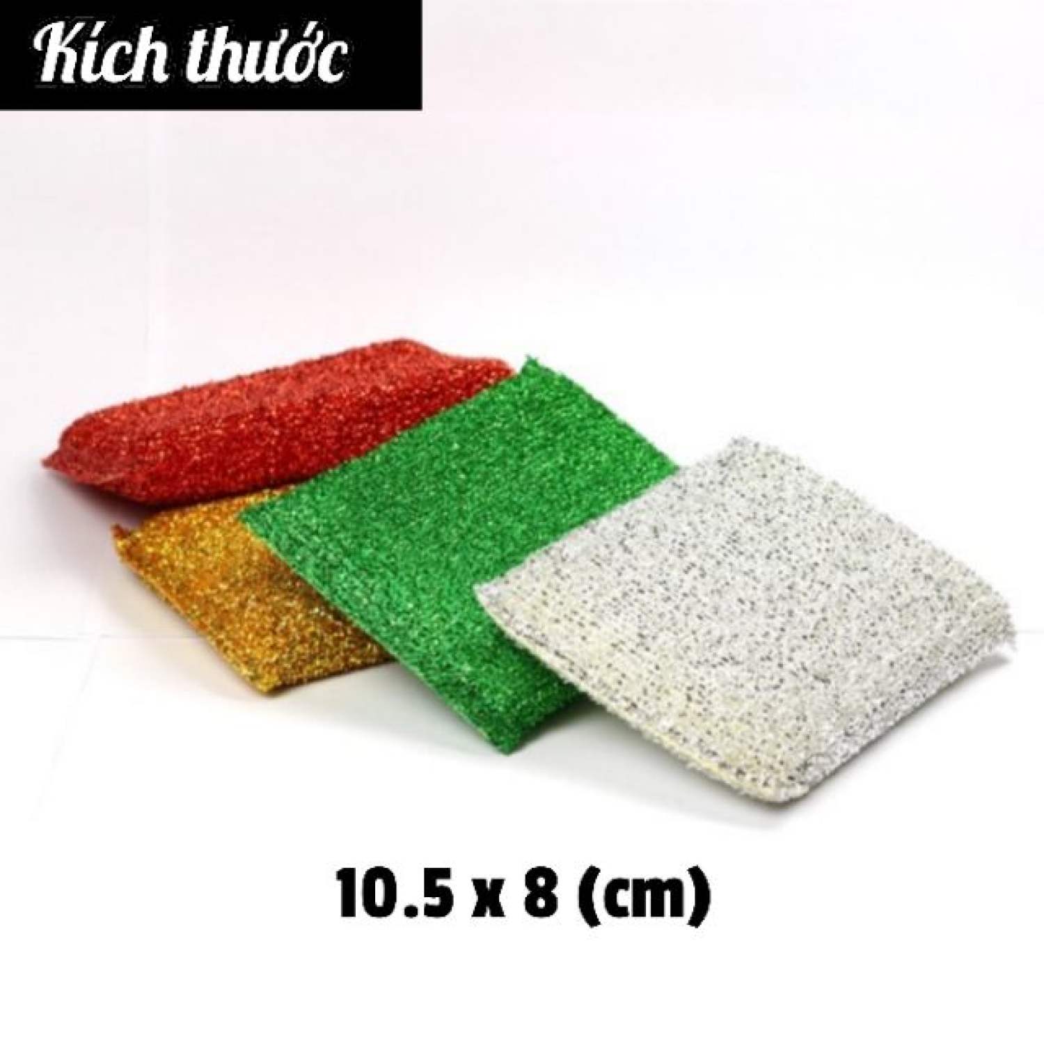 Miếng cước rửa chén kim tuyến(Giao màu ngẫu nhiên)