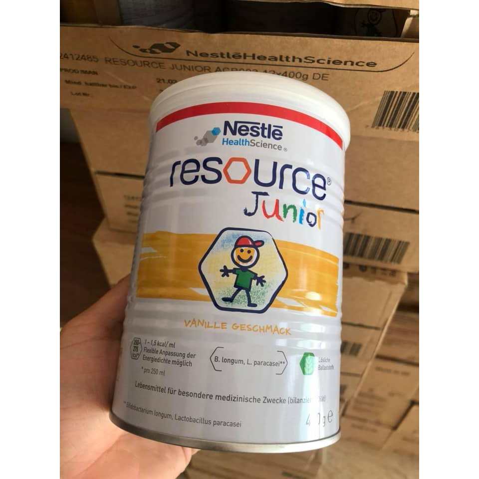 SỮA BÉO TĂNG CÂN RESOURCE JUNIOR 400g - ĐỨC