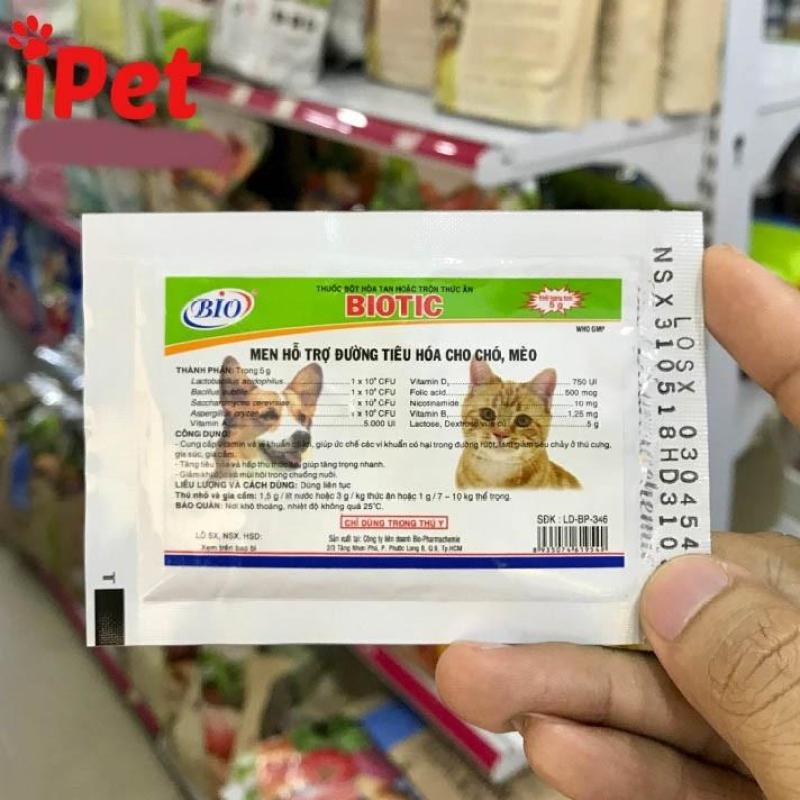 Men Tiêu Hóa Cho Chó Mèo BIOTIC 5g - iPet Shop