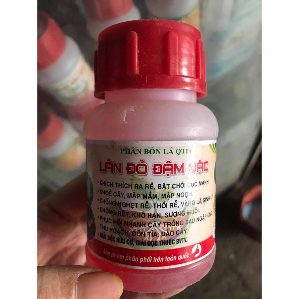 1 LỌ SIÊU LÂN ĐỎ ĐẬM ĐẶC 100ML